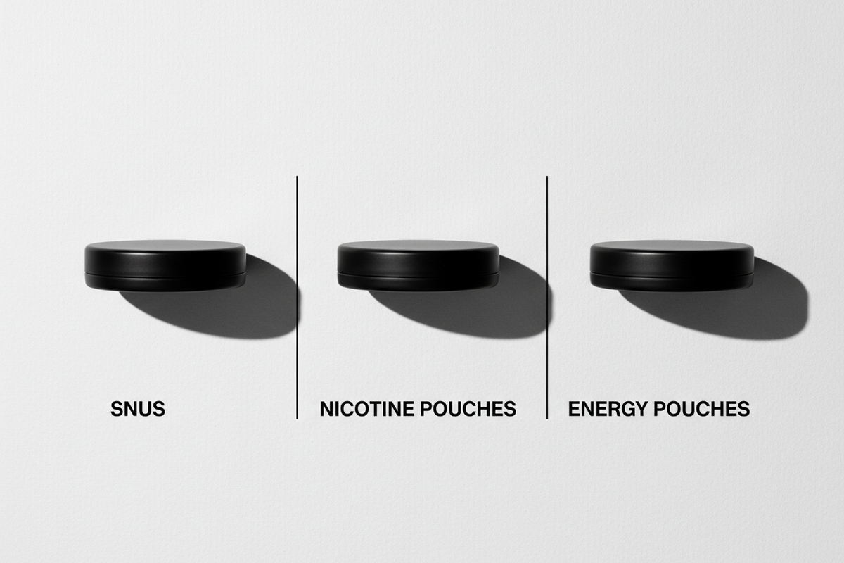 Snus, Nikotin Pouches & Energy Pouches: Die Unterschiede erklärt